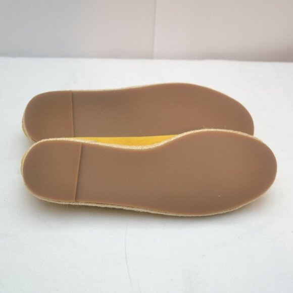 Isaac Mizrahi Espadrille Flats - Mustard size 6 - Picture 6 of 8
